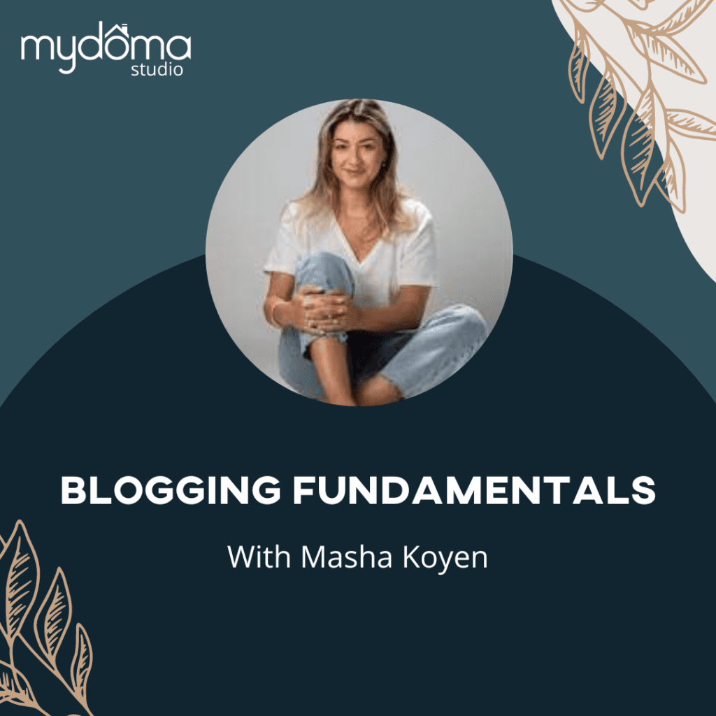 Blogging Fundamentals Masha Event Graphic